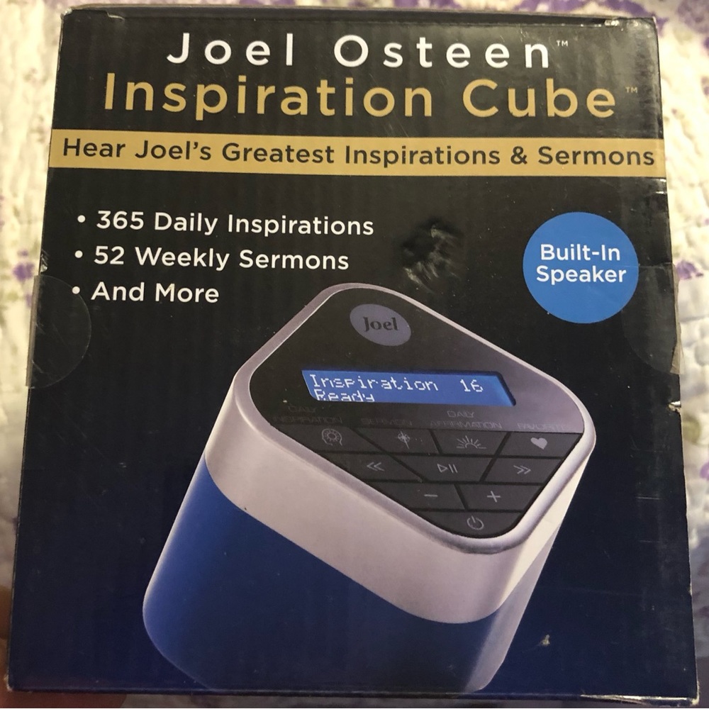 Joel Osteen, inspiration, cube